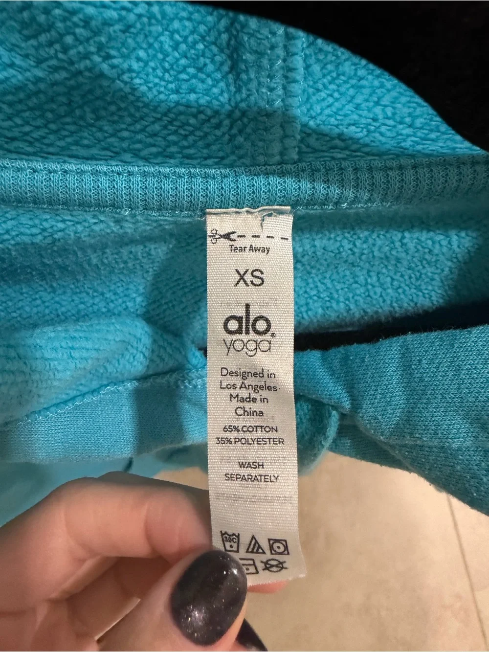 Alo Yoga X-Small Blue Accolade Hoodie. 💙⚡️